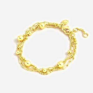 J.crew dainty layered bracelet
